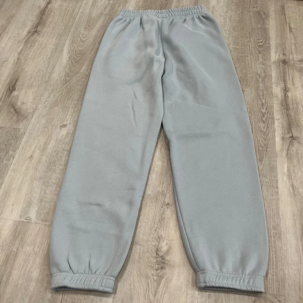 Happy Camp3r Puff Series Sweatpants Blue Small NWT Cozy Joggers Lounge Heavy